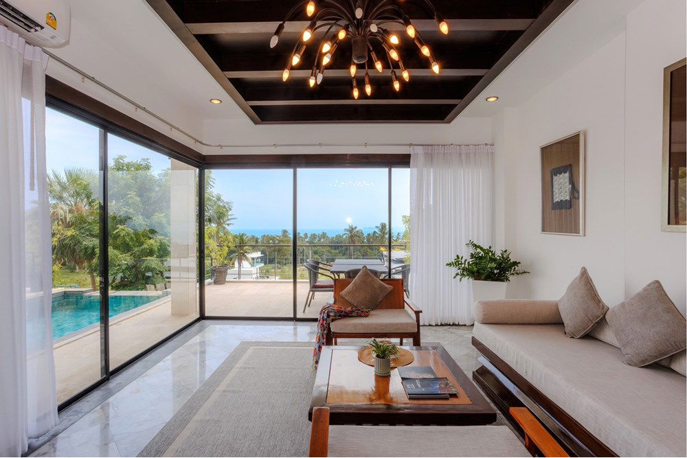 รูป [920121075-9] Breathtaking Sea View 5-BR Pool Villa in Bang Por, Koh Samui - รูปที่ 5/18