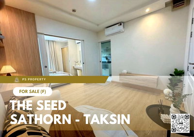 คอนโด ไอคอนสยาม : ขายด่วน 🔥 The Seed Sathorn - Taksin 🔥 ตกแต่งสวยครบ เดินทางสะดวก ใกล้ BTS วงเวียนใหญ่   
