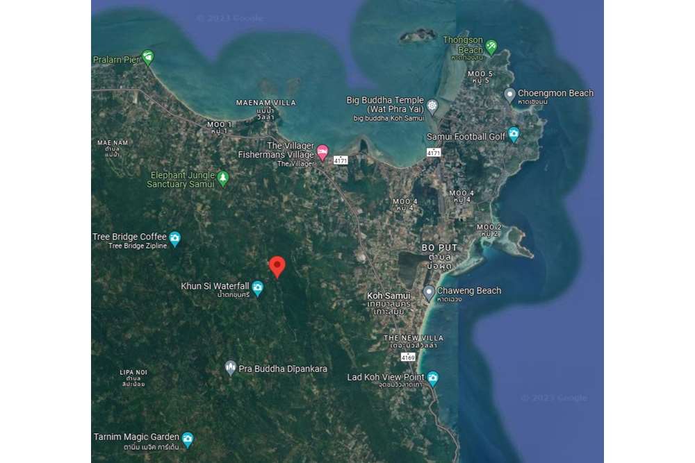 รูป [920121001-1876] Big Plot of Mountain View Land in Mae Nam, Koh Samui - รูปที่ 6/6