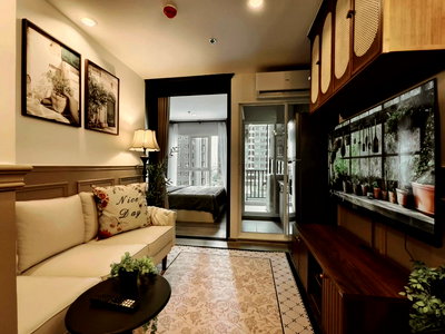 คอนโดให้เช่า : ให้ เช่าคอนโด Regent Home Bangna 1 นอน ใกล้ BTS บางนา เพียง 400 ม ชั้น 7 ตกแต่งครบ พร้อมเข้าอยู่