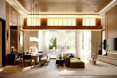 Houses for sale Phuket : [920491007-4] A harmony of tropical 3-BEDROOM POOL VILLA IN LAYAN