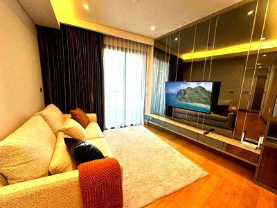 Condos for rent Middle Sukhumvit : For Rent Condo THE LUMPINI 24 Building 1, Floor 30,2 bed room, Room size 55 sqm