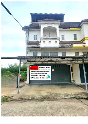 Shophouses for sale Wat Khao Wang Ratchaburi : Cheap commercial building on Phetkasem Road, suitable for living, warehouse, or storage in Ratchaburi Province.