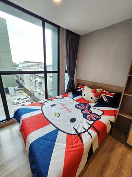 🌿🌿🌿 ให้เช่าคอนโด THE CUBE LOFT ลาดพร้าว 107 (( 30 ตรม / 12000 ต่อเดือน / มีโคมไฟระย้า แต่งห้องแนวญี่ปุ่น )) ใกล้ MRT ลาดพร้าว 101