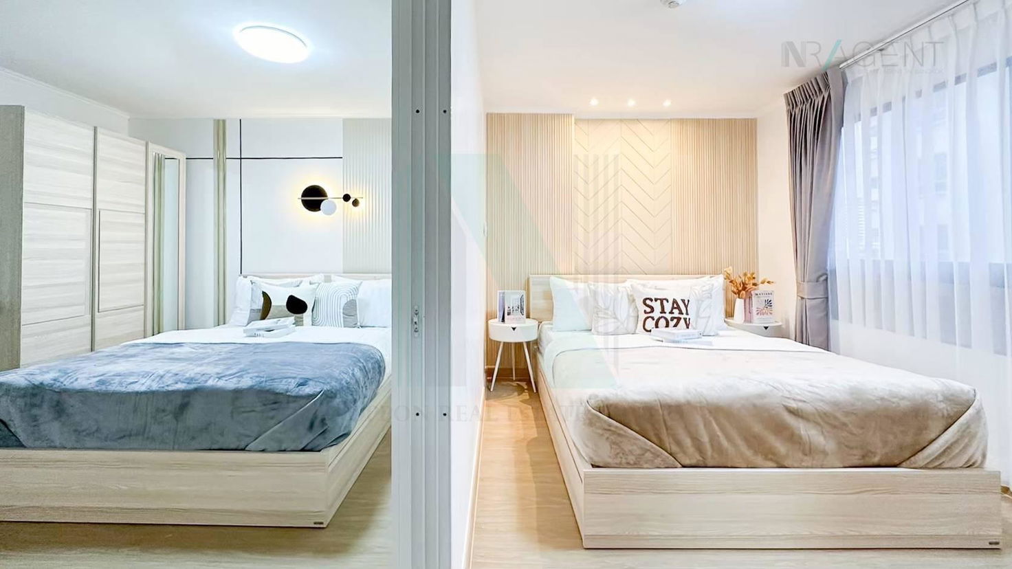 รูป 🚩 ให้เช่าคอนโด ลุมพินี เพลส สวนพลู - สาทร อาคาร 1 ชั้น 6 2 ห้องนอน ขนาด 47 ตรม ใกล้ วิทยาลัยอาชีวศึกษาเอี่ยมละออ - รูปที่ 5/8