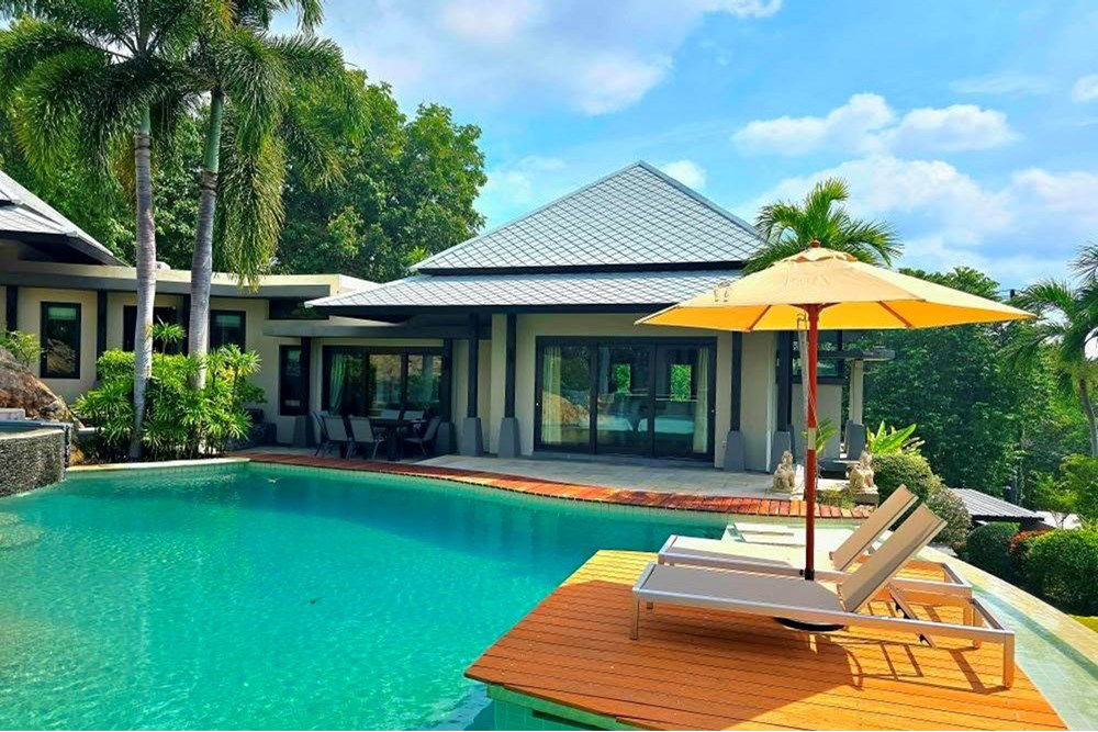รูป [920121018-311] วิลล่าสระว่ายน้ำ 3 ห้องนอนพร้อมสวนขนาดใหญ่และวิวทะเล ใกล้ ร.ร.นานาชาติ - รูปที่ 25/80