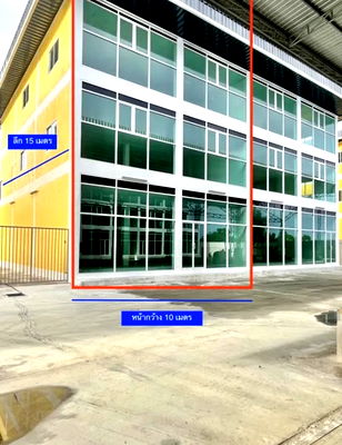 Shophouses for rent Bangkok : Phutthamonthon Sai 2-Kanchanaphisek Road. The Paseo Park 1.4km. Wat Champa 1.2km. 3-story office for