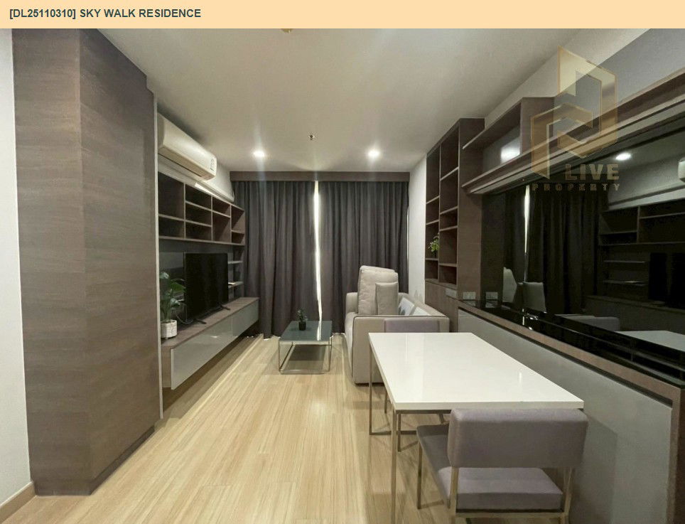 picture DL25110310 Condo for rent, Sky Walk Residence near BTS Phra Khanong, ready to move in, call urgently 0638692663 LineID @162cjixi - 6/11