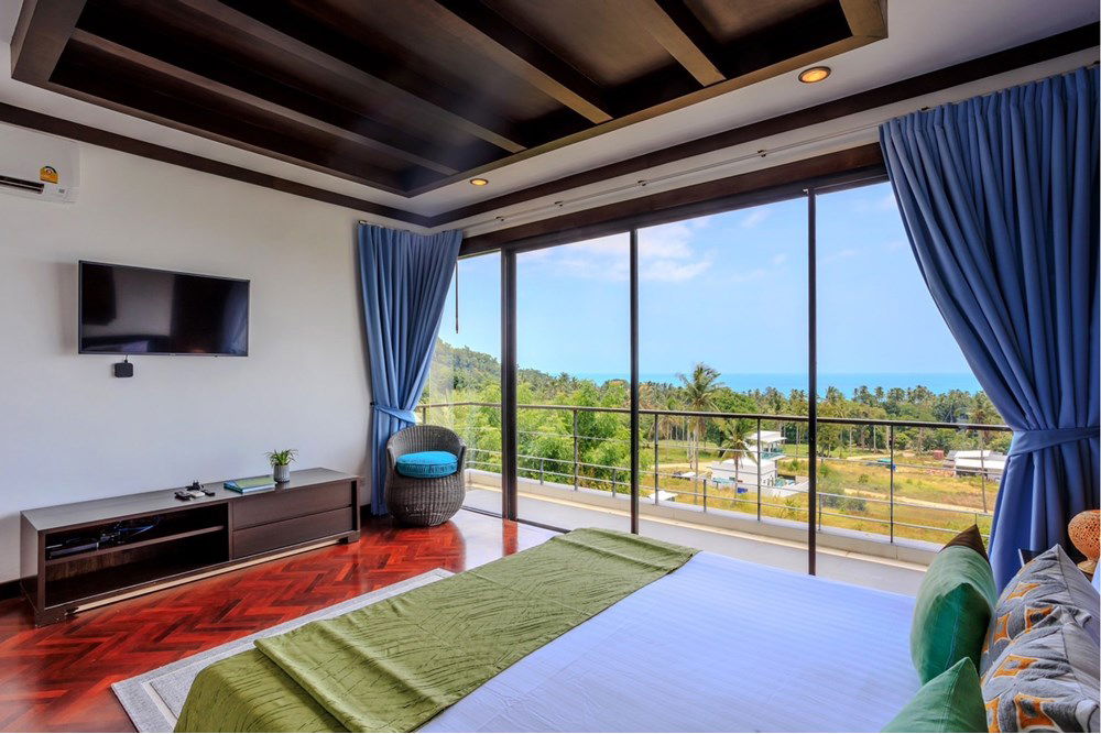 รูป [920121075-9] Breathtaking Sea View 5-BR Pool Villa in Bang Por, Koh Samui - รูปที่ 10/18