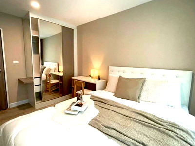 Condos for rent : Metro Luxe Ratchada 1B1B,  1st Floor, B  Tower, 36 Sq.m, 20,000 Baht / Month Fully furnished.