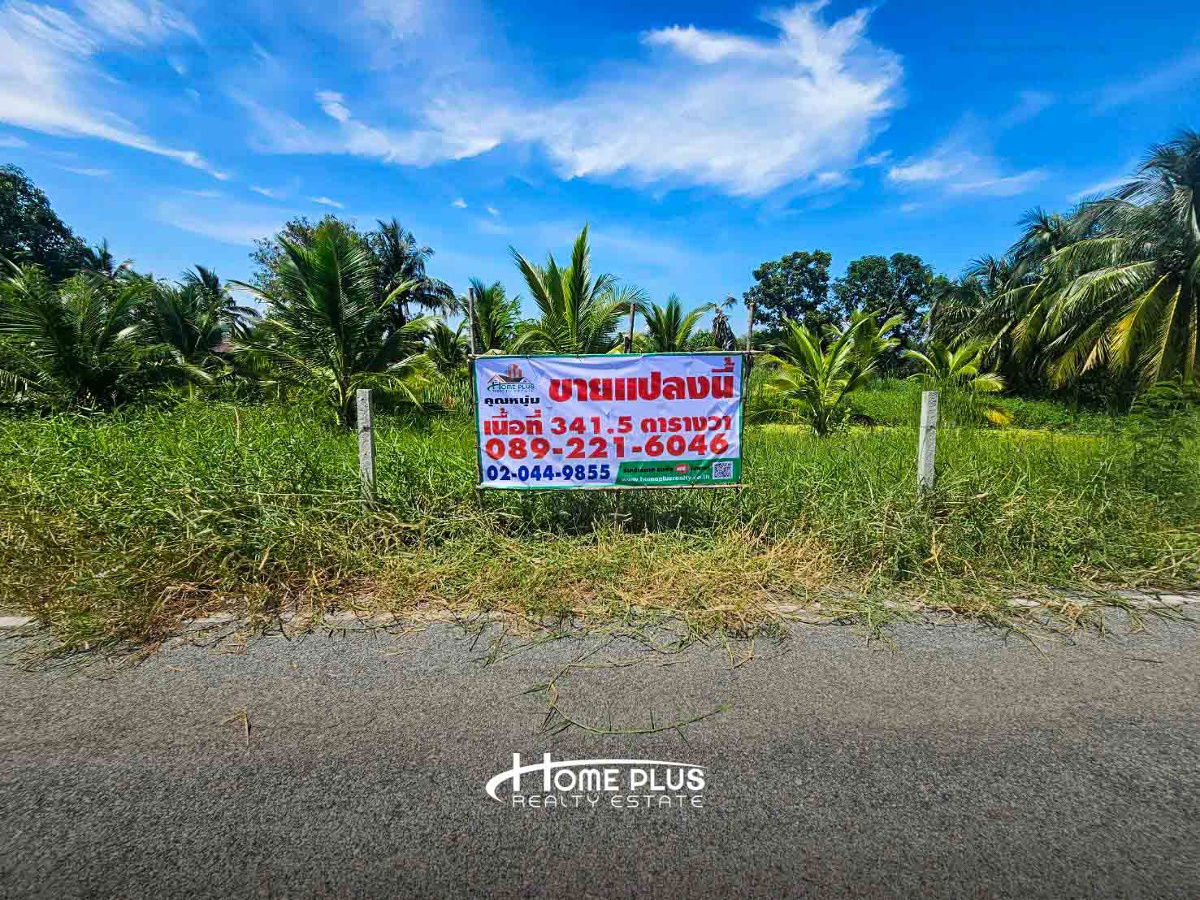 รูป ที่ดินซอยจินาพันธ์ใกล้วัดหนามแดง ฉะเชิงเทรา เนื้อที่ 341.5 ตารางวา - รูปที่ 2/7