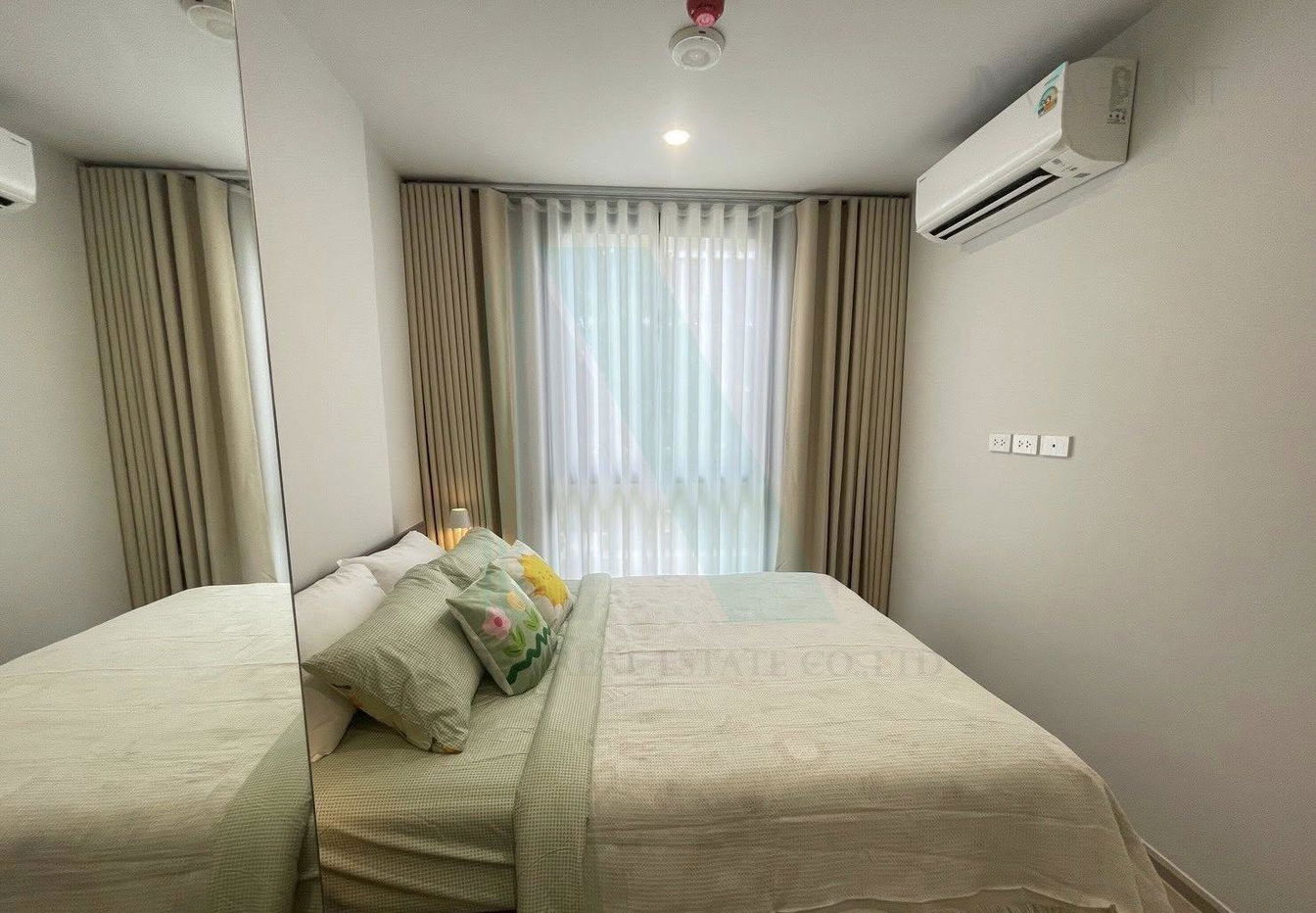 picture 🔺 For Rent Condo NUE CROSS KHU KHOT STATION Building A, Floor 2,1 bed room, Room size 27 sqm - 1/8