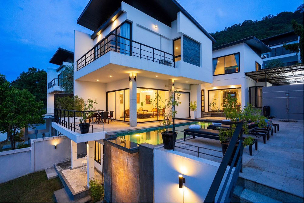 รูป [920121075-9] Breathtaking Sea View 5-BR Pool Villa in Bang Por, Koh Samui - รูปที่ 3/18