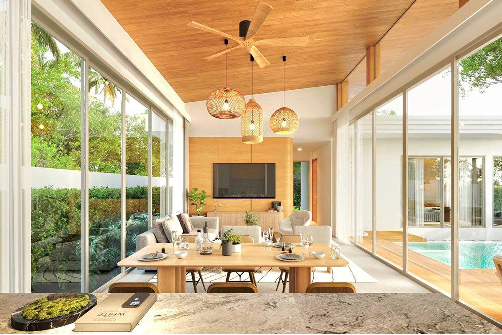 รูป [920121018-312] วิลล่าพูลวิลล่า 4 ห้องนอนสไตล์โมเดิร์นทรอปิคอลในบางรัก เกาะสมุย - รูปที่ 4/13