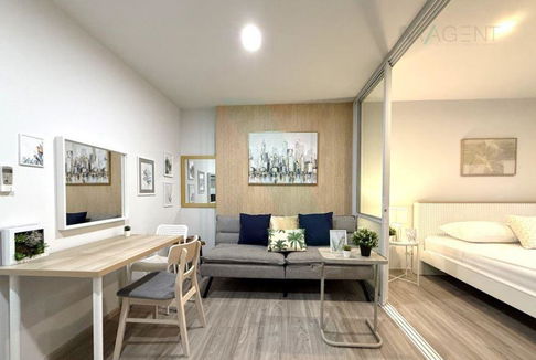 For Rent Condo REGENT HOME BANGNA Building A, Floor 18,1 bed room, Room size 28.00 sqm