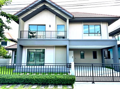 บ้านเดี่ยว สมุทรปราการ : บ้านเดี่ยวหมู่บ้านเพฟบางนา (PAVE Bangna) 4ห้องนอน ทิศเหนือ 60.1ตร.วา บ้านใหม่ยังไม่เคยเข้าอยู่
