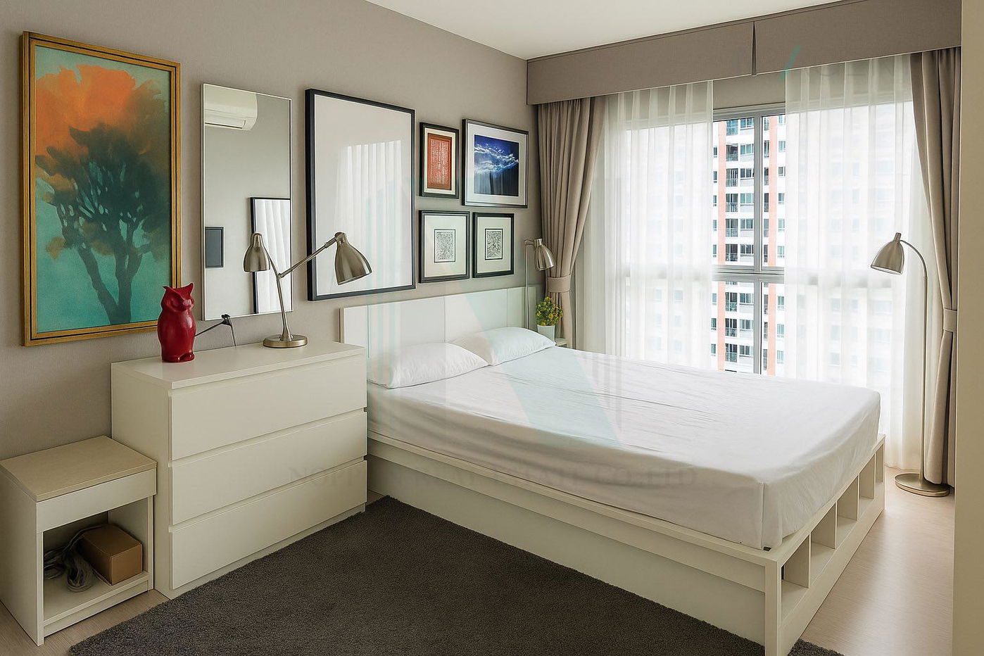 picture ðĐ For Sell Condo ASPIRE SATHORN - TAKSIN (TIMBER ZONE) Building 1, Floor 14,2 bed room, Room size 44 sqm - 1/8