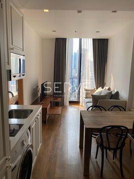 🔥25K🔥- 1 Bed with Bathtub & Washlet Unit on High Fl. 15+ Close to BTS Phrom Phong 500 m. at Noble BE33 Condo / For Rent