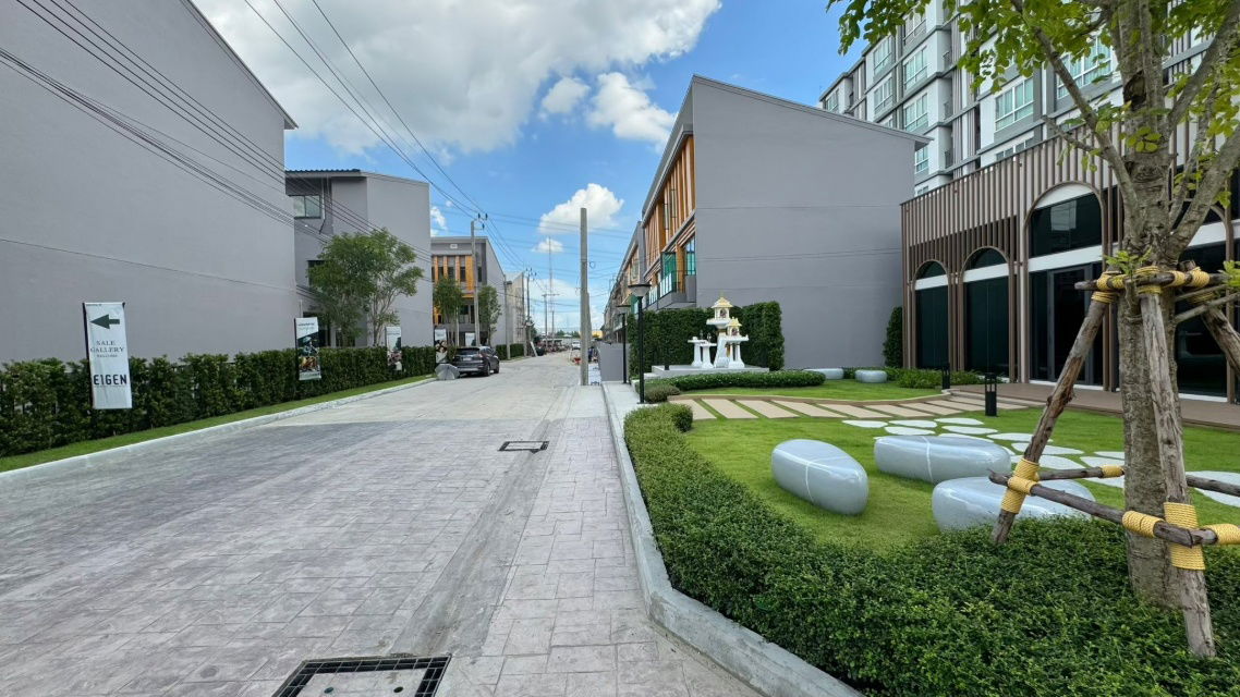 รูป HR2980ให้เช่าทาวน์โฮม 3 ชั้น โครงการ Eigen พระราม 9 ถนนเฉลิมพระเกียรติ ร.9 เฟอร์ครบพร้อมอยู่ - รูปที่ 28/31