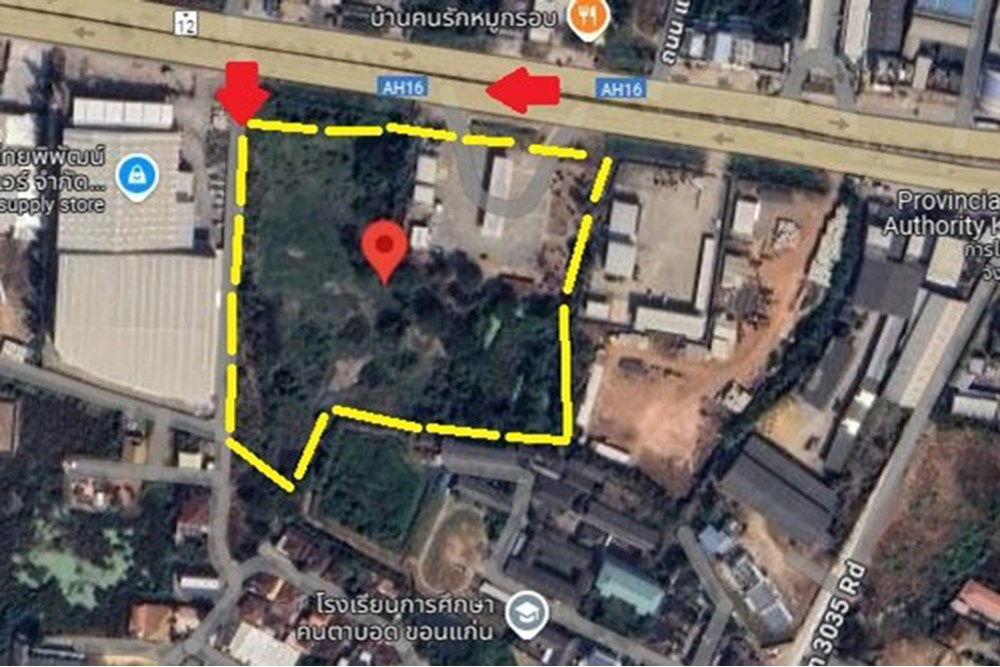 picture [920271003-520] For Sale - Vacant Land in Mueang, Khon Kaen - Prime Location on Dual Road Access - 1/4