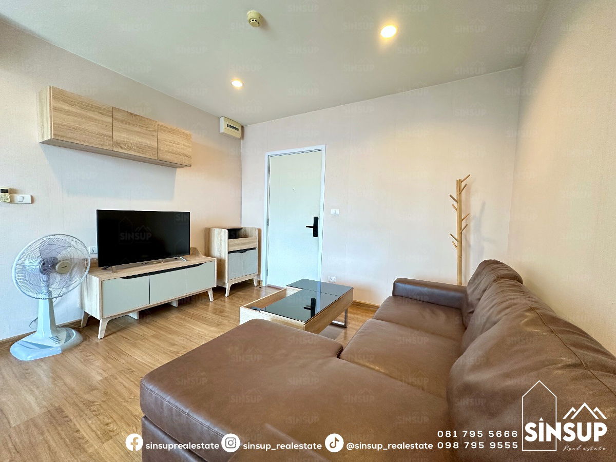 รูป ⭐️ ให้เช่า 𝐓𝐡𝐞 𝐓𝐫𝐞𝐞 𝐈𝐧𝐭𝐞𝐫𝐜𝐡𝐚𝐧𝐠𝐞 ชั้นสูง วิวดี พร้อมเฟอร์นิเจอร์ และเครื่องใช้ไฟฟ้า ประตู Digital Door Lock - รูปที่ 5/7