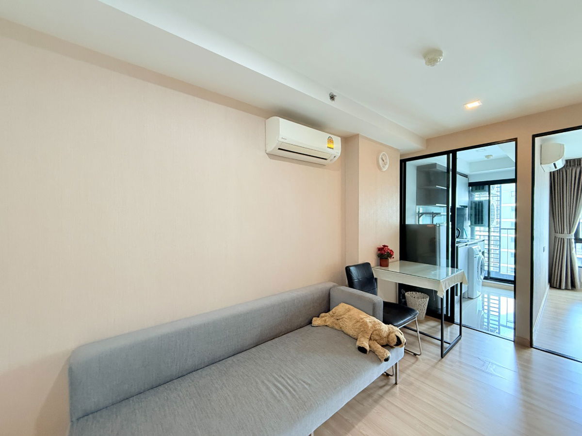 รูป ให้เช่าคอนโด ไนท์บริดจ์ สกายซิตี้ สะพานใหม่ ติดBTSสายหยุด พร้อมเฟอร์นิเจอร์ และเครื่องใช้ไฟฟ้า ขนาด 28 ตร.ม. 11,000/เดือน - รูปที่ 4/9