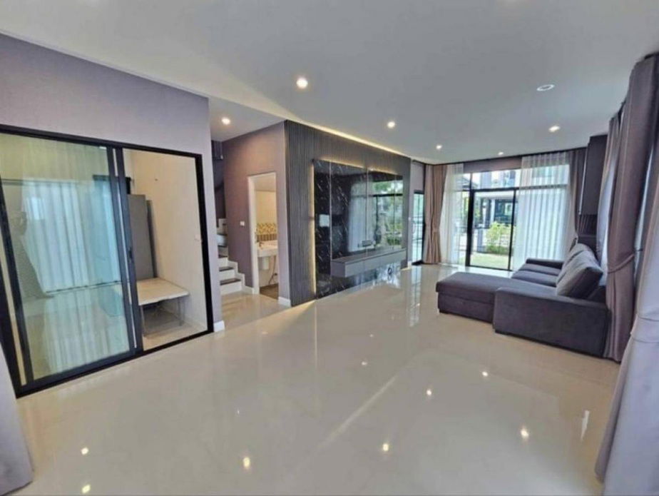 รูป ให้เช่า คณาสิริ ราชพฤกษ์-346 บ้านเดี่ยว 2 ชั้น 3 ห้องนอน 2 ห้องน้ำ 1 ห้องกระจก เฟอร์นิเจอร์บิวอิน - รูปที่ 4/17