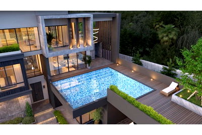 บ้านเดี่ยว ม.เอเชียน : [920471004-585] วิลล่าพูลวิลล่าสุดหรูพร้อมลิฟต์ส่วนตัว - HARMONY HILLS VILLAS