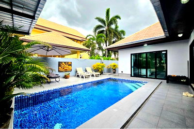 บ้านเดี่ยว หัวหิน มาร์เก็ต วิลเลจ  : [920601002-90] พูลวิลล่า 2 ห้องนอน 2 ห้องน้ำ ในโครงการ Hua Hin Hills 2