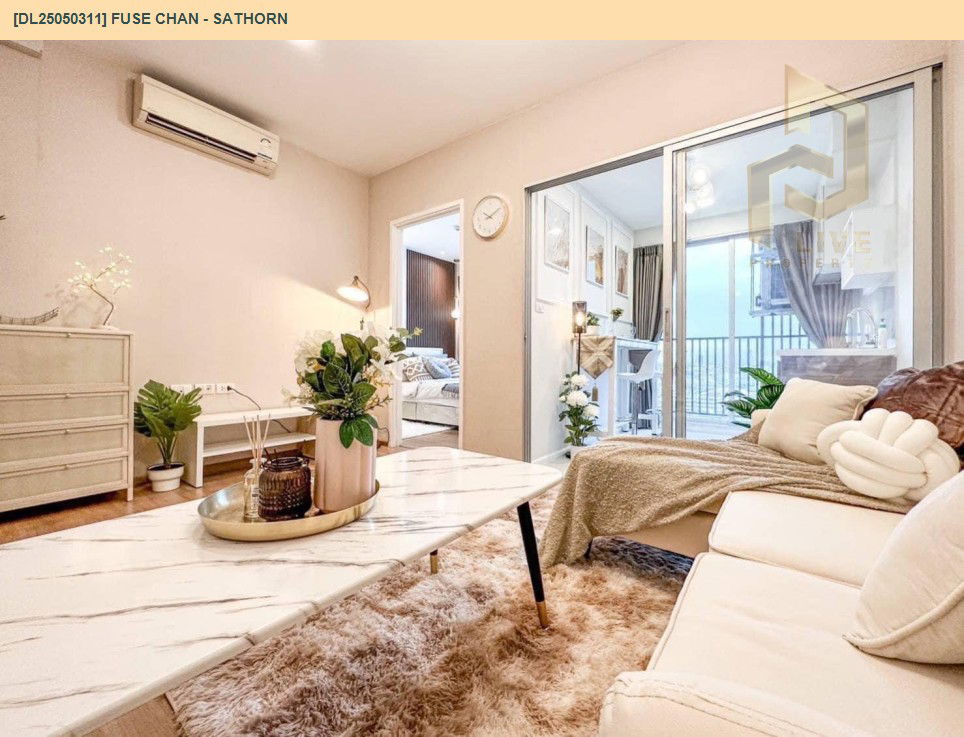 รูป DL25050311 ให้เช่าคอนโด ฟิวส์ จันทน์ - สาทร (Fuse Chan - Sathorn) ใกล้ BTS สุรศักดิ์ พร้อมเข้าอยู่ โทรด่วน 0614453194 LineID @162cjixi - รูปที่ 3/7