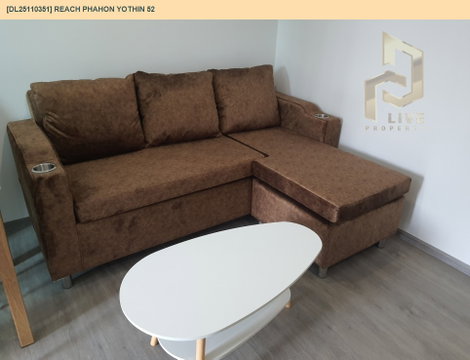 DL25110351 Condo for rent, REACH Phahon Yothin 52 near BTS Saphan Mai, ready to move in, call urgently 0614453194 LineID @162cjixi