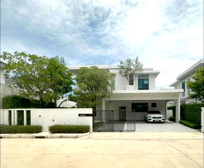 บ้านเดี่ยว สมุทรปราการ : LB017 ขายบ้านหรู หมู่บ้านมัณฑนา กม.15 | บ้านหัวมุมทิศเหนือ