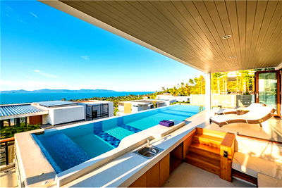 Houses for rent Ko Samui Surat Thani : [920121001-1874] Panorama Luxury Pool Villa  Mountain & Sea Views  Bang Por, Koh Samui