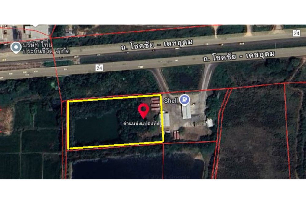 รูป [920271003-524] ขาย - ที่ดินเปล่า ทำเลดี ติดถนน อ.โชคชัย จ.นครราชสีมา - รูปที่ 1/4