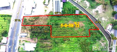 ที่ดิน ม.เทคโนโลยีราชมงคลสุวรรณภูมิ : ด่วนแปลงสวย 5 ไร่เศษ ติดถนนเส้นราชพฤกษ์-นนทบุรี1 พิเศษ เพียงวาละ 65,000 บาท พร้อมค่าโอนตามราคาประเมิน - KK2039S