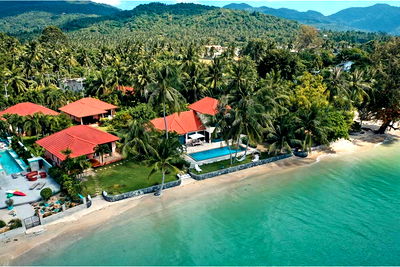 บ้านเดี่ยว เกาะพะงัน สุราษฎร์ธานี : [920621004-81] ขายที่ดินพร้อมวิลล่าติดทะเล บนเกาะพะงัน - 77 ล้านบาท ️