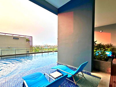 Condos for sale : For Sale! Baan Kiang Fah Hua Hin – High-Floor Sea View Condo | Family Facilities | Rare Unit with Modern Minimal Style 