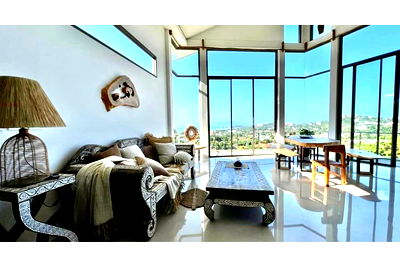 Houses for rent Ko Samui Surat Thani : [920121068-39] Sea view villa 5 bedrooms for rent at Plaileam