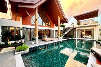 บ้านเดี่ยว ถลาง ภูเก็ต : [920491001-7] 4-bedroom, 5-bathroom pool villa