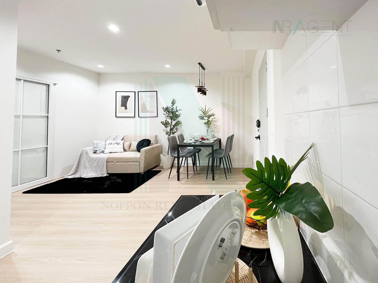 รูป 🚩 ขายคอนโด บ้าน ประชานิเวศน์ 1 อาคาร 1 ชั้น 9 2 ห้องนอน ขนาด 62 ตรม ใกล้ บองมาร์เช่ มาร์เก็ตพาร์ค - รูปที่ 4/8