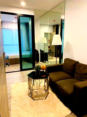 เช่าคอนโด BTS แบริ่ง : ให้เช่าคอนโด น็อตติ้งฮิลล์ สุขุมวิท 105 อาคาร B ชั้น 2 1 ห้องนอน ขนาด 27.00 ตรม ใกล้ ตลาดสดลาซาล