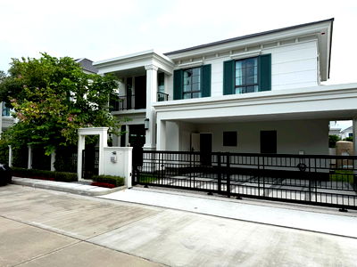 Houses for rent : LB014 Setthasiri Bangna KM.10 (Sansiri) Fully furnished 2-storey detached home, move-in ready