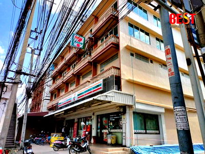 อาคารพาณิชย์ ปากเกร็ด นนทบุรี : ขายอาคารพาณิชย์ 4 คูหา พร้อมกิจการ 7-Eleven และผู้เช่าเต็ม 100% ติดถนนใหญ่ หน้าปากซอยแจ้งวัฒนะ–ปากเกร็ด 36 ใกล้รถไฟฟ้า