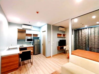 คอนโดให้เช่า : เจ้าของใจดี ให้เช่าคอนโดติดสถานีรถไฟฟ้า 1ห้อง 34ตร.ม.