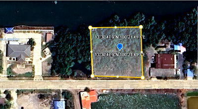 Land for sale Muang Samut Sakhon Samut Sakhon : Land and for Sale – 212 sq.w. with Canal View