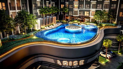 Condos for sale : Condo for sale: Arise Charoen Muang, High-Rise, 19 floors, 1 building, 469 units.