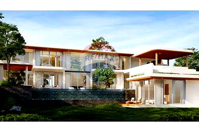 บ้านเดี่ยว ถลาง ภูเก็ต : [920491004-144] วิลล่าหรูสไตล์โมเดิร์น 5 ห้องนอน