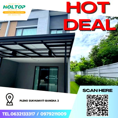 เช่าทาวน์โฮม นิคมอุตสาหกรรมบางปู : #Z3153💥 131168 🔥ให้เช่าบ้าน Pleno Sukhumvit-Bangna 2