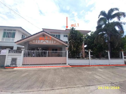 บ้านเดี่ยว 59.9 ตร.วา บ้านคุณาภัทร 5 บางบัวทอง นนทบุรี 3.7M