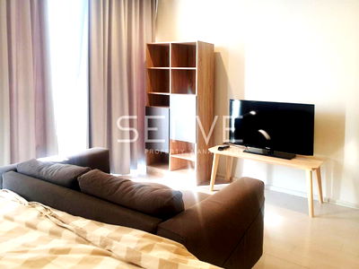 Condos for rent BTS Chit Lom : 🔥28K🔥 - Studio with Partition 45.5 sq.m. High Fl. Perfect Location BTS Phloen Chit at Noble Ploenchit Condo / For Rent